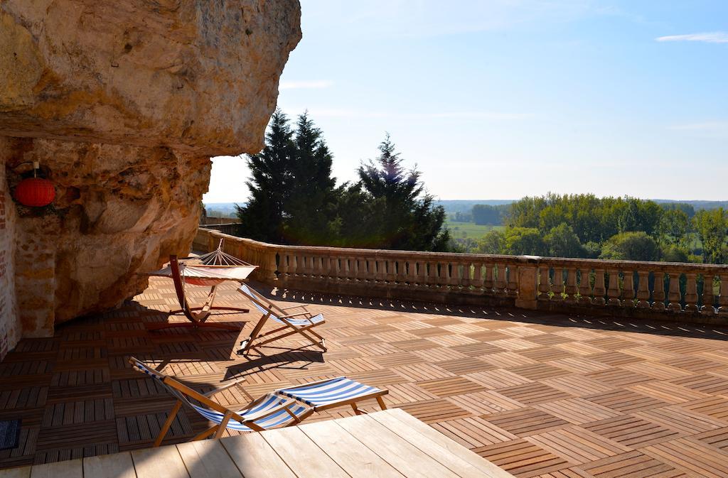 Gites Troglodytes Du Chateau De L'Etoile Vernou-sur-Brenne ภายนอก รูปภาพ