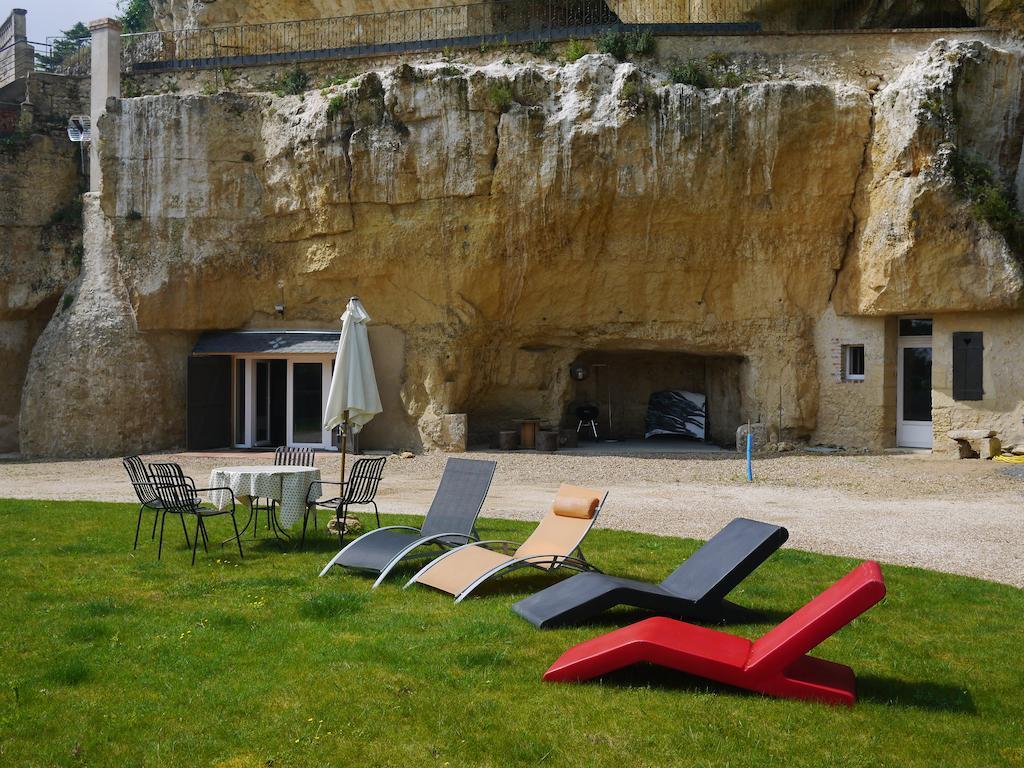 Gites Troglodytes Du Chateau De L'Etoile Vernou-sur-Brenne ภายนอก รูปภาพ